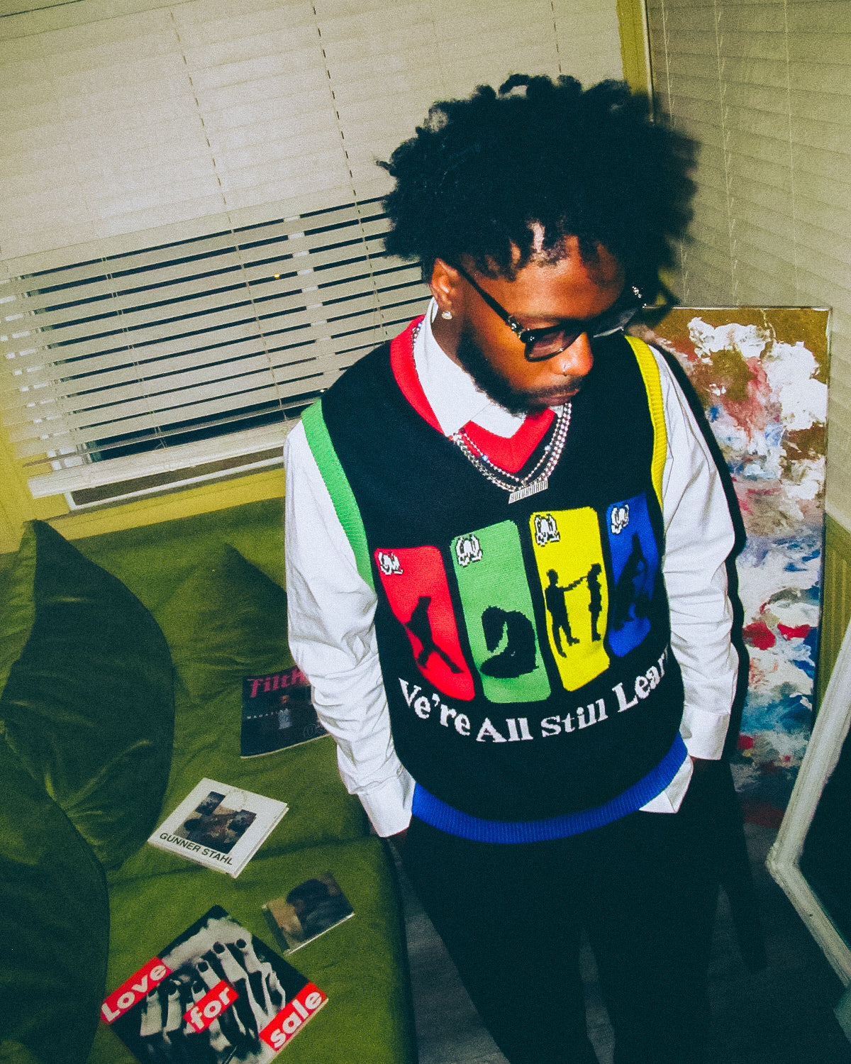 We’re All Still Learning Knitted Vest