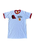 Smoking Girl Ringer Shirt