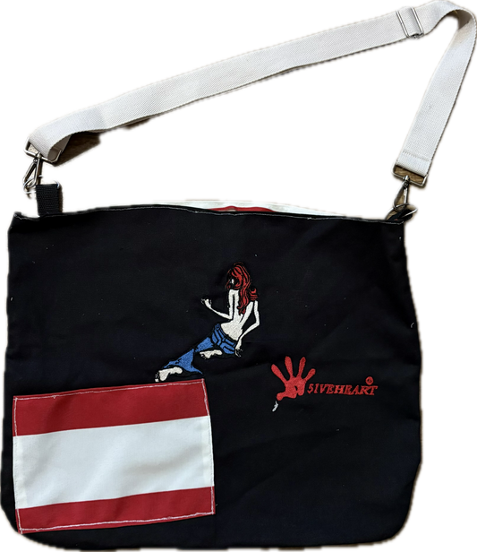 Girls flag crossbody bag