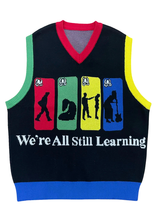 We’re All Still Learning Knitted Vest