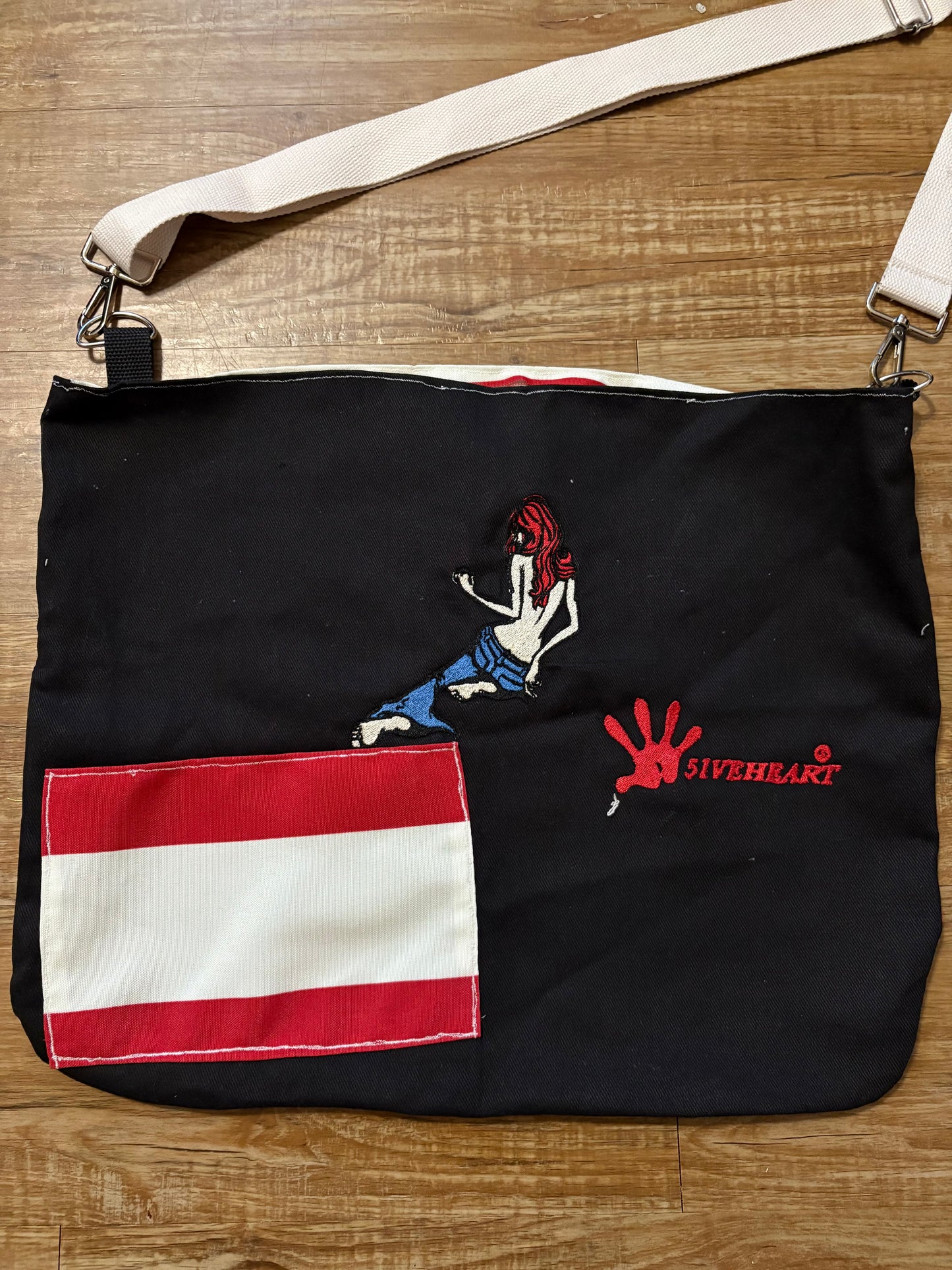 Girls flag crossbody bag